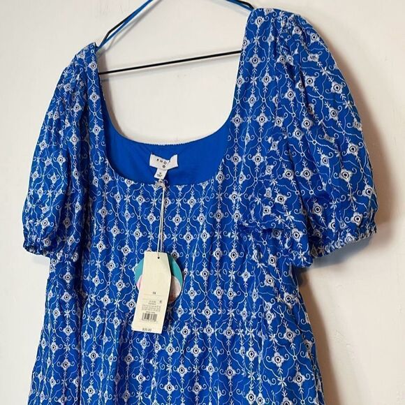 Rhode x Target Eyelet Puff Sleeve Dress 1X NWT - Picture 3 of 6